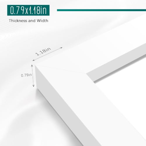 Image of Picrit 28x40 White Poster Frame, Picture Frame for Wall, 3 Pack