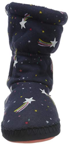 Joules Girls Sock Slipper, Navy Shooting Star, Large Big Kid Us #TOP1