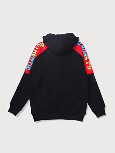 Image of Gini & Jony Boys' Black Knits Regular Jacket | Solid | Hand-wash