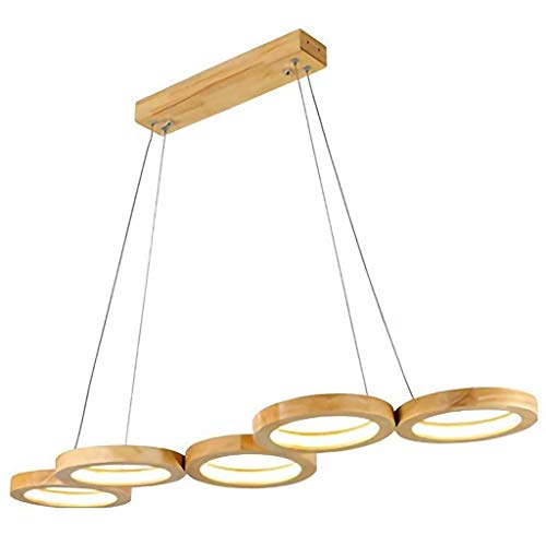 Lustre LED 48W à intensité variable et suspension ajustable à 4 lumières
