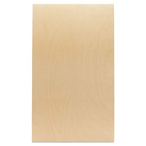 Baltic Birch Plywood, 3 Mm 1/8 X 12 X 20 Inch Craft Wood, Pack Of 20 B/Bb Grade Baltic Birch Sheets, Perfect For Laser, Cnc Cutting And Wood Burning, By Woodpeckers #TOP1
