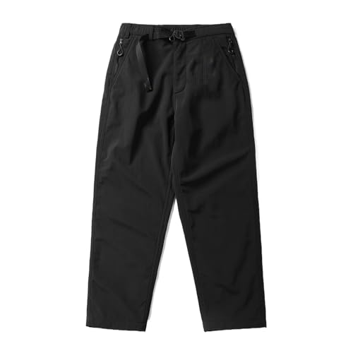 Men's Autumn and Winter Plush Thickened Casual Pants, Loose Retro Work Pants2