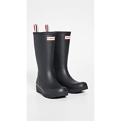 Hunter Women's Original Play Boot Short/Mid Rain, Black, 11 US