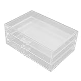 [Affichage élégant et prêt à offrir] Cette boîte de rangement de bijoux transparente permet non seulement de garder vos accessoires organisés, mais sert également de pièce d'exposition élégante pour votre commode ou votre vanité.son design moderne en fait un cadeau idéal pour les femmes, les filles, les amies et la famille lors des anniversaires ou de toute occasion spéciale.