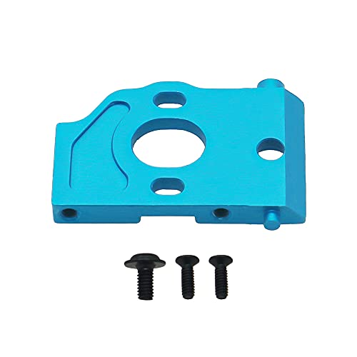 Motor Mount Tray Machined Alloy for Wltoys 1/28 K969 K989 P929 Rc Hobby Model Car Drift Rally Bigfoot Kyosho Mini-Z Mini-Q Part Upgrade(Blue)