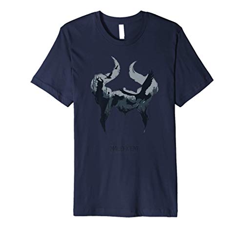 Disney Maleficent: Mistress of Evil Horns Movie Logo Premium T-Shirt