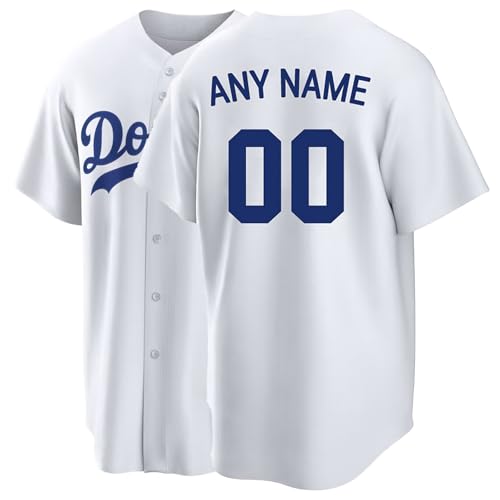 DWANTIS Custom Baseball Jersey with Your Name and Number on Jersey Back Personalized Baseball Jersey for Fans