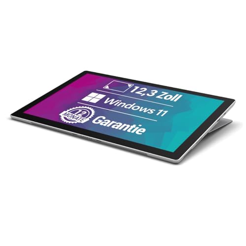 Microsoft Surface Pro 7 – 12,3' (31,24 cm) Tablet PC | Intel Core i5-1035G4 | 8GB RAM | 256GB SSD | WLAN | Platinum | Windows 11 (Generalüberholt)
