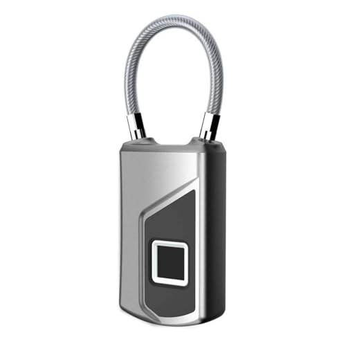 Cadenas intelligent rechargeable USB à reconnaissance biométrique rapide - 2