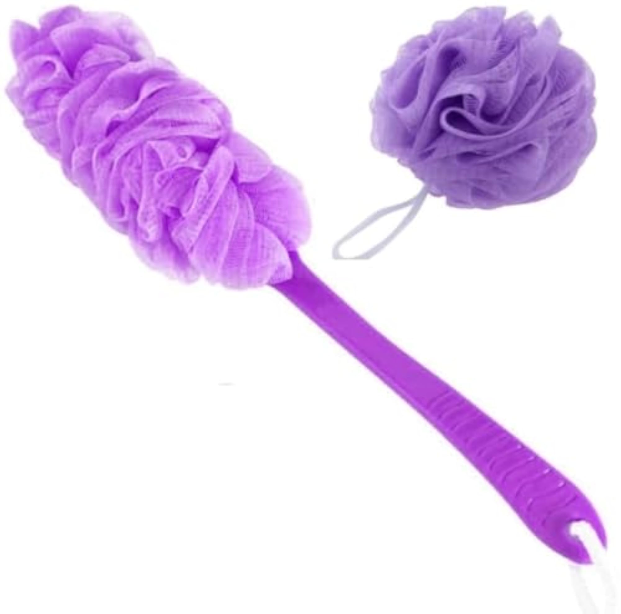 Luxury Bathing Loofah Pack of 2, Purple