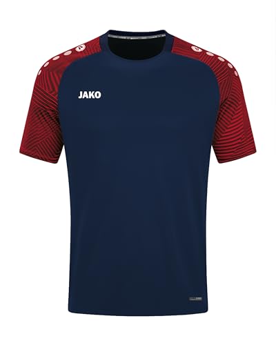 JAKO Herren T-Shirt Performance, Marine/Rot, L