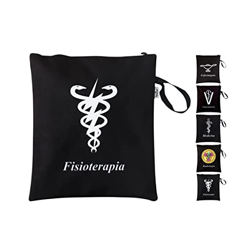 Porta Jaleco necessaire organizador bolsa unissex - Diversas Profissões (FISIOTERAPIA)