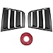 TENGBASE for Dodge Charger 2011-2023 2024 Side Window Shades Cover Blinds, Dodge Charger Window Louver ABS Black (2Pack)