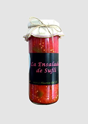 Conservas de Sufli, Conserva de pimiento ( Asado al carbón y tomate) - 12 de 465 gr. (Total 5580 gr.)