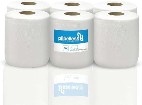 Papier essuie-tout blanc pur ouate haut de gamme pour un essuyage irréprochable
