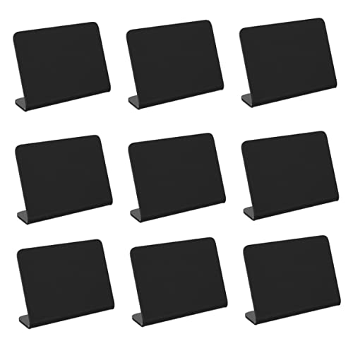 VALICLUD 15pcs Small Acrylic Memo for Weddings Parties and Home Decor Double-Sided Writable Signs for Tabletop Display and Message Boards