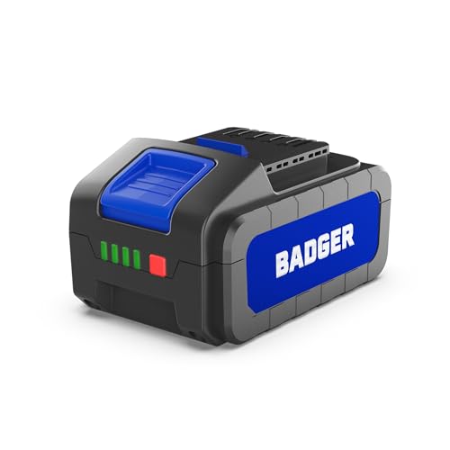 Wild Badger Power WB20V4AHB 20 Volt 4.0Ah Lithium-Ion Battery Blue High-Capacity Power for 20V Tools Compatible with Drills Saws Flashlights & More