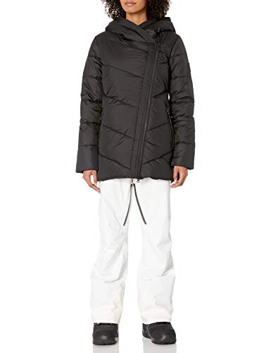Volcom Women's Structure Down Snow Jacket, Black, Small