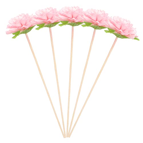 5 palitos difusores de flor de ratán natural para aromaterapia miniatura 1