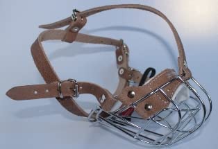 L&J Pets Uk Metallkorb Maulkorb für Französische Bulldogge | Korbmaulkorb für Frenchies Starker Metallmaulkorb