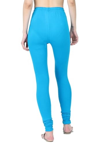 Image of Robinbosky Cotton Churidhar Leggings for Women - Stylish, Stretchable & Flattering Fit for All-Day Comfort