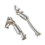 daili store Abgaskrümmer kompatibel mit BMW 325i 328i 330i (E90 E91 E92 E93) N52 2.5/3.0 2005-2013 Edelstahl-Abgasrohr Hochleistungs-Abgasanlage(High flow ternary)