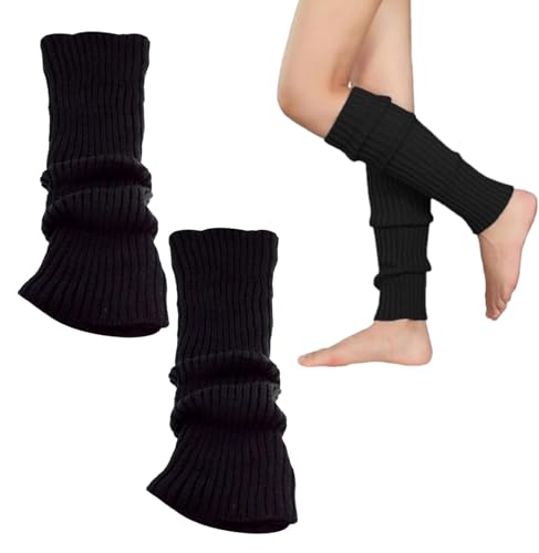 Warme Stulpen Damen, Damen Langer Beinwärmer, Stulpen Beinstulpen, Beinwärmer Kniestrümpfe Legwarmers Strümpfe Overknees, Weich, Flexibel. Beinstulpen für Winter, Wenn es Kalt ist