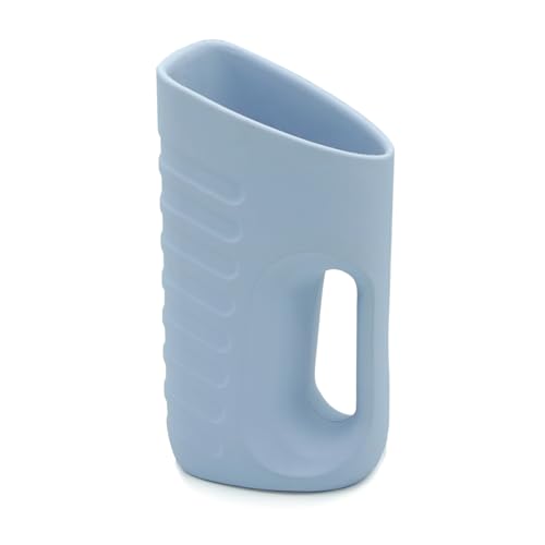Image of Babylush Baby Bath Rinse Cup & Rinser - 1000ml Soft EVA, 0.3lb Lightweight, BPA-Free Bath Water Pourer, Baby Bath Pitcher, Shower Cup for Kids (Light Blue)