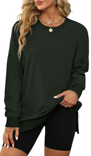 Image of XIEERDUO Womens Oversized Sweatshirts Pullover Casual Crewneck Long Sleeve Tops Comfy