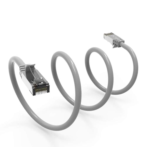 Cable Ethernet Cat8 3 pies Gris miniatura 4