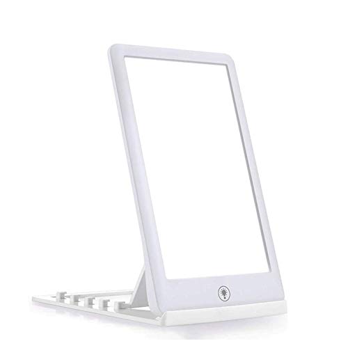 Tageslichtlampe Lichttherapielampe mit 3 Helligkeitsstufen 5600-32000 Lux natürliche Sonnenlichtlampe LED Lichtbox Touch Steuerung