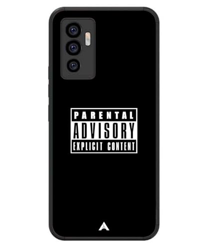 Image of Premium Explicit Case for iQOO Z6 Soft-Touch Metal TPU Back Cover, Shockproof, Designer, Aesthetic Mobile Phone Case (Glossy Finish)