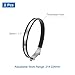 uxcell T-Bolt Hose Clamp, 2Pcs 214-226mm Adjustable Stainless Steel Rubber Cushioned Intake Intercooler Pipe Clamps Hose Clip for Industrial