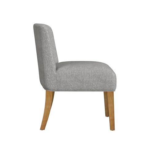 Image of HomePop Low Back Dining Chair - Gray Woven (Single Pack)