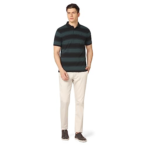 Image of Blackberrys Men's Striped Slim Fit T-Shirt