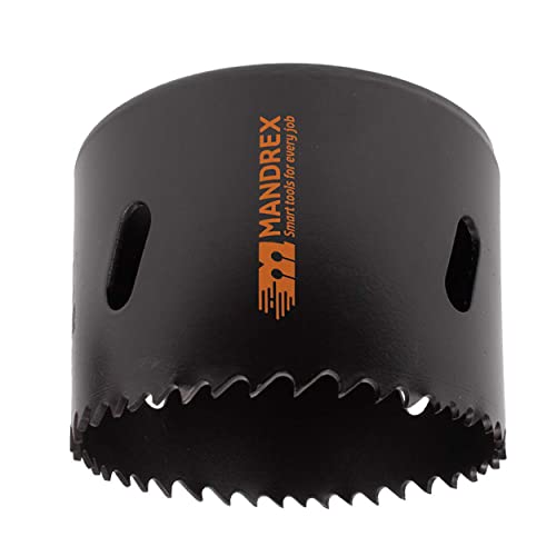 mandrex MX – Sierra perforadora (bimetálica easyx Cut M3 – Diámetro 14 mm HSS bimetal para sierra con 45 mm profundidad de corte – 8718564002522