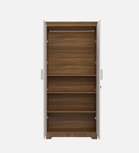 Image of COUCH CULTURE Astona 2 Door Engineered Wood Wardrobe (Design 2)