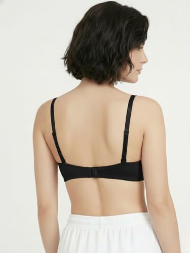 Image of GRECIILOOKS Bra for Woman Combo| Size 32-38 | Non Padded Bra for Woman | Wireless Everyday Bras for Women | Seamless Tshirt Bra's for Women Full Coverage