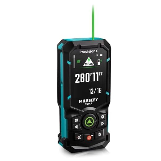 Trena Laser S50, Medidor de Distância Profissional com Alcance de 120m, Laser Verde, Bluetooth e Tecnologia Powerburst