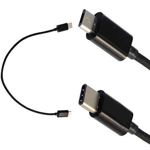 タイプC延長ケーブル USB-C 3.1オス to Micro USBオス変換アダプタ ケーブル 超高速データ転送(最大5Gps) USB Type-C機器対応 変換 延長 コネクタ 30CM