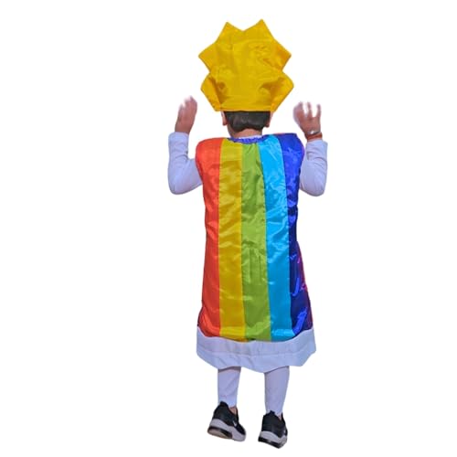 Image of Kaku Fancy Dresses Nature Costume for Kids - Star, Sun, Moon, Cloud, Water Drop, Rainbow for Boys & Girls - Annual Function /Theme Party /Stage Shows /Competition