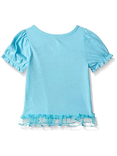 Daniel Tiger Toddler Girls Short Sleeve Poly Pajama Set (5T, Blue/Multi)(KY182292DA)3