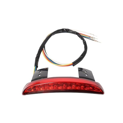 Garde-boue arrière moto bord queue feu LED rouge Sportster