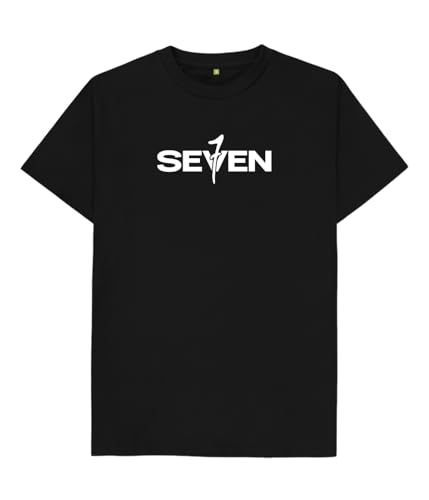 Image of BTS Jungkook Seven 7 Song Crew Neck Regular T-Shirt for Men & Women Black