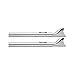 Freedom HD00202 Exhaust (Shark tail Duals Sf Chrome 2.5"X32"),1 Pack