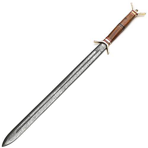 SW-8925 Custom Handmade Damascus Steel 25 Inches Hunting Sword