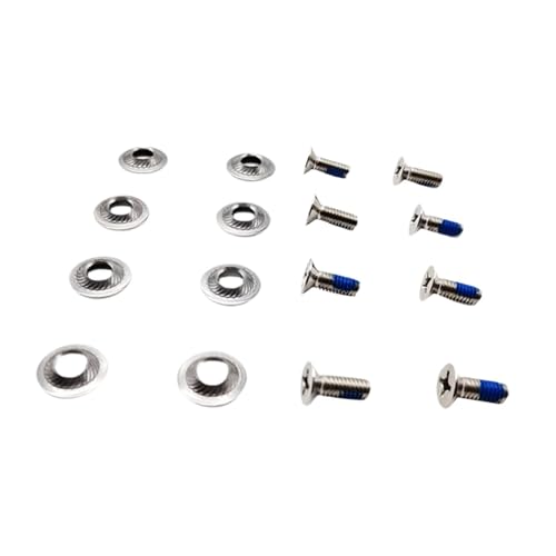 kowaku 8Pcs Snowboard Binding Screw Set Binding Hardware Countersunk Washers Snowboard Tuning Equipment Fasteners Fixed Accessories