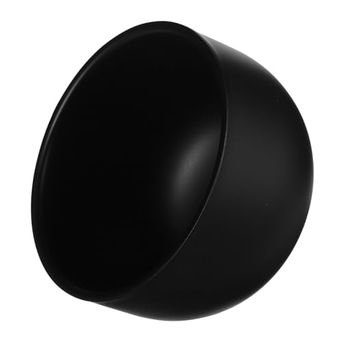 Beaupretty Ciotola Per Sapone in Acciaio Inossidabile Nera Ciotola Per Crema Da Barba Contenitore Per Tazza Da Barba Per Uomo Rasatura Bagnata