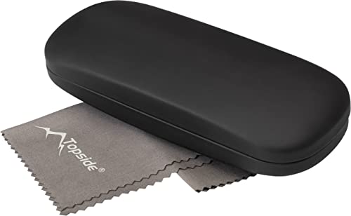 TOPSIDE Étui à lunettes rigide en métal - Revêtement doux
