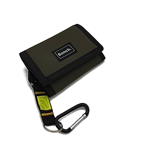 RabamtaGO Collection Klettbörse Bench Geldbörse, Geldbeutel, Portemonnaie, Münzbörse Wallet (M1 Olive)